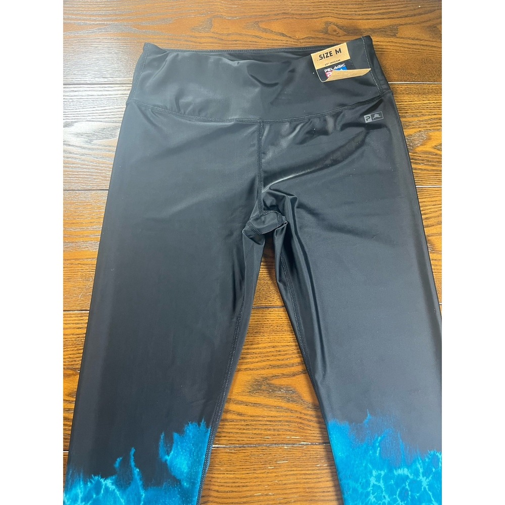 NEW Pelagic Maui Leggings Womens Medium Ocean Performance Fishing Beach NWT